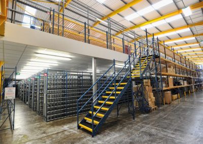 Full warehouse equipment in Warrington, England